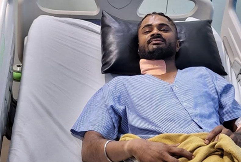 Mumbai man stabbed, rides to hospital with knife in neck; survives