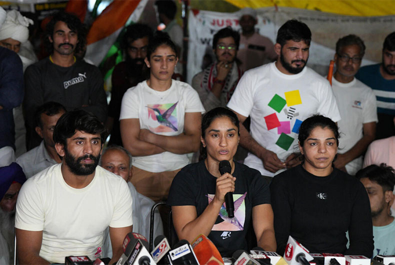 World wrestling body slams manhandling of wrestlers in India