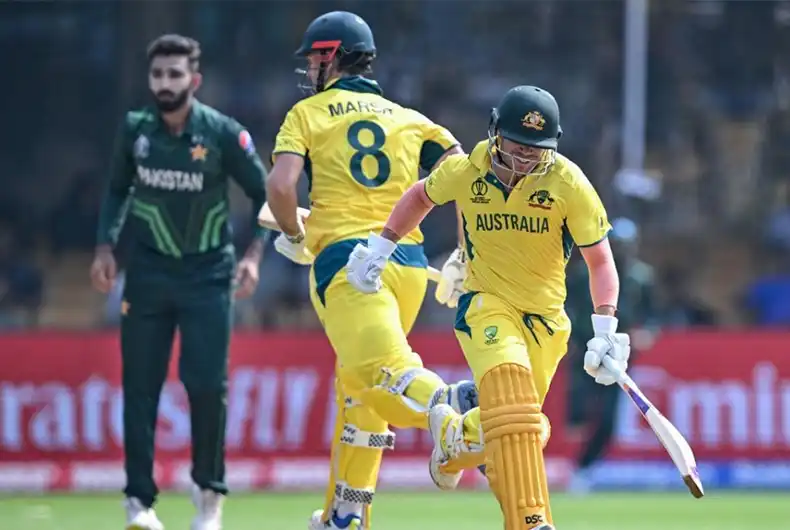 Warner, Marsh play record opening partnership for Australia in ODI World Cup history