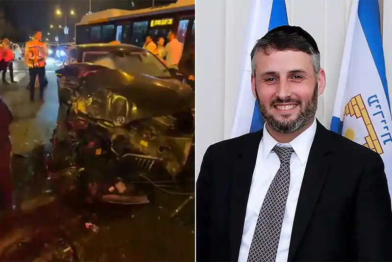 Watch: Another Israeli minister’s car meets with accident