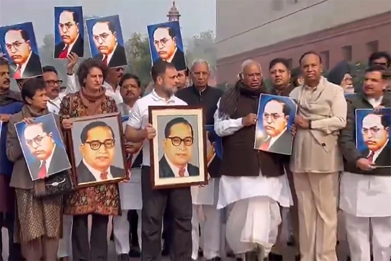 Amit Shah’s ‘Ambedkar’ remark sparks huge protest