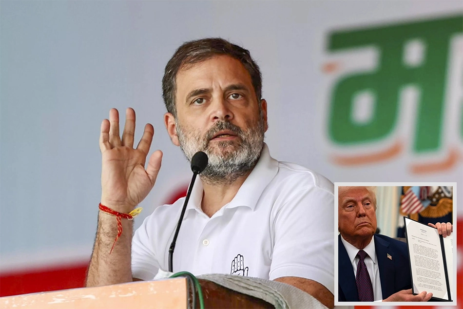 'Attempt to Bully India': Rahul Gandhi on Trump's Tariffs