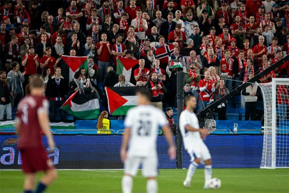 Norway crushes Israel amid Free Palestine chants