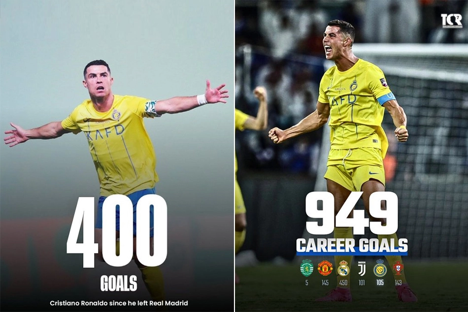 Ronaldo hits 949th career goal as Felix steals Al Nassr vs Al Fateh show