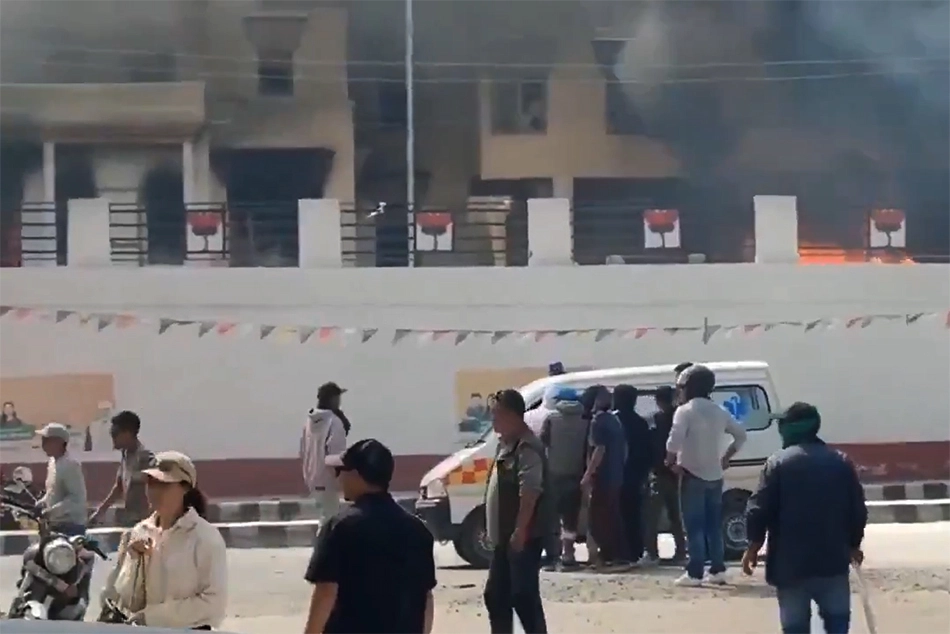 Ladakh statehood protests turn violent, BJP office torched