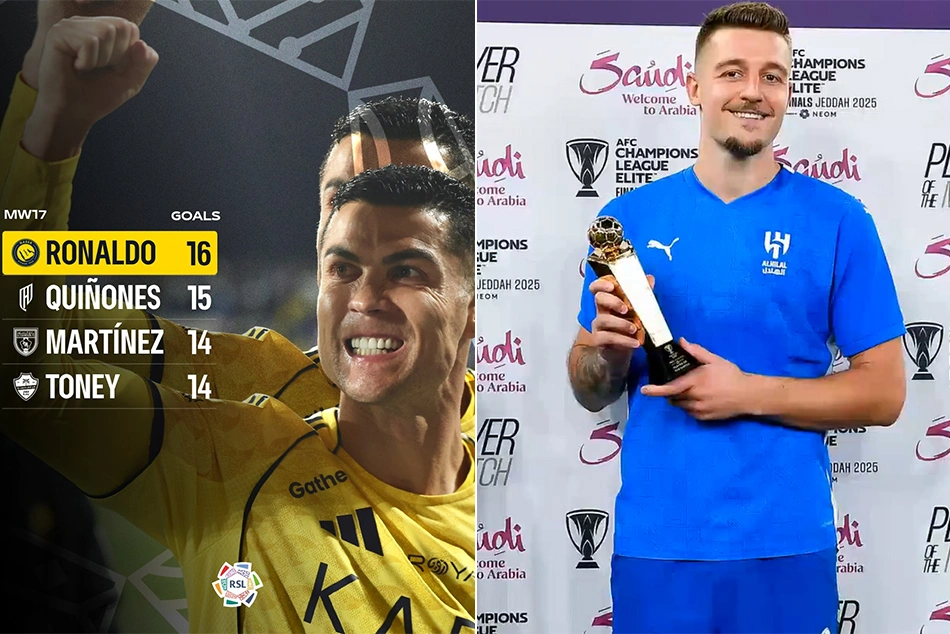 Cristiano Ronaldo remains top goal scorer in Roshn Saudi League