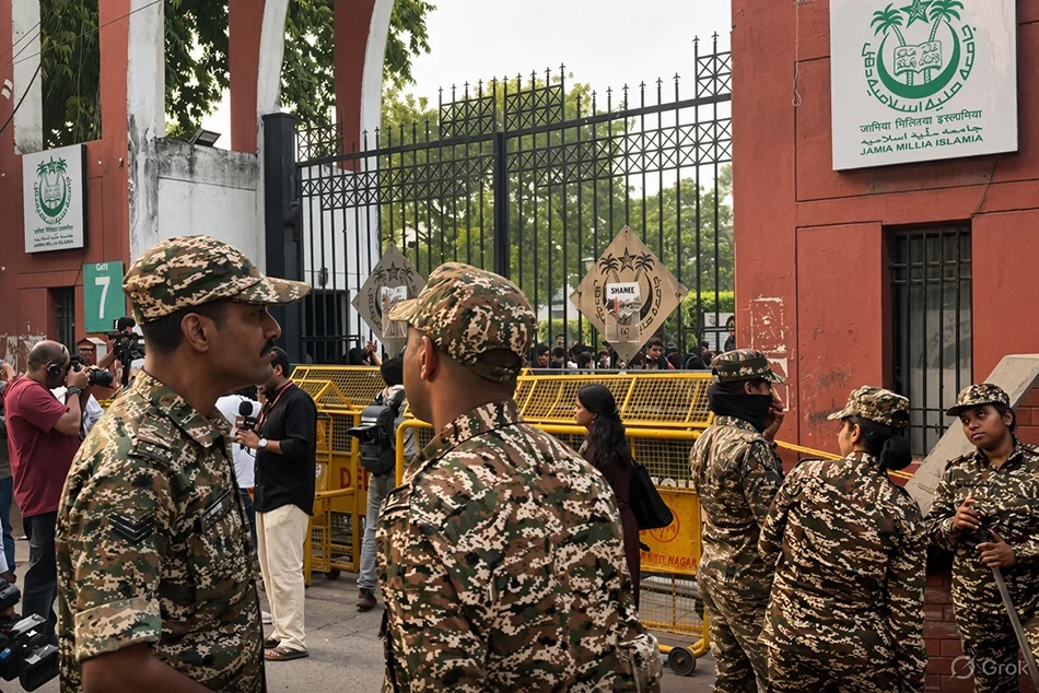 Violent clashes in Jamia Millia Islamia over students’ union polls