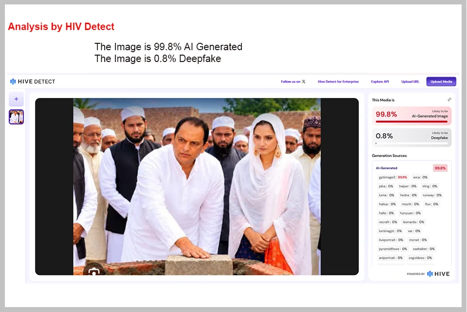 Fact Check: Posts claiming Sania Mirza donated land to build mosque are fake