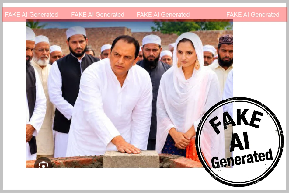 Fact Check: Posts claiming Sania Mirza donated land to build mosque are fake