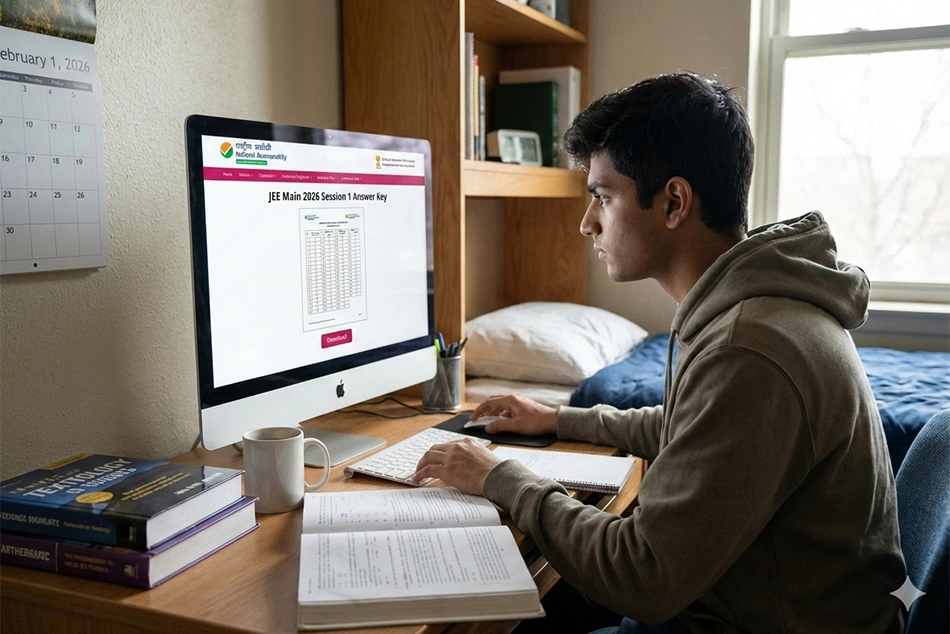 JEE Main 2026 Session 1 Answer Key Link, Steps to Check