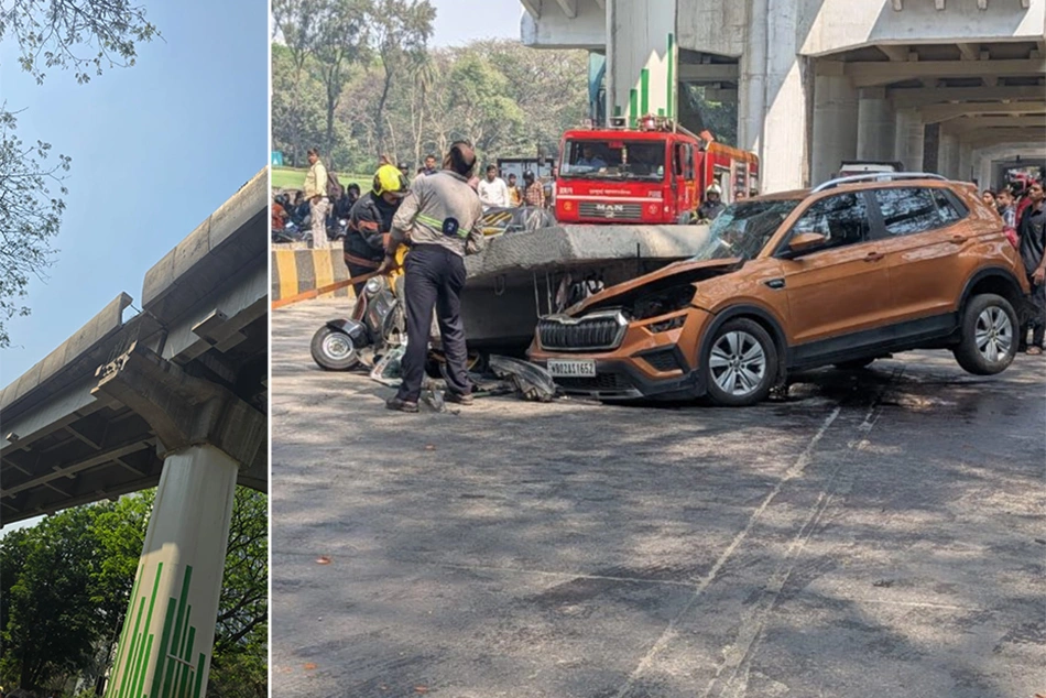 One dead as Metro bridge pillar collapses in Mumbai