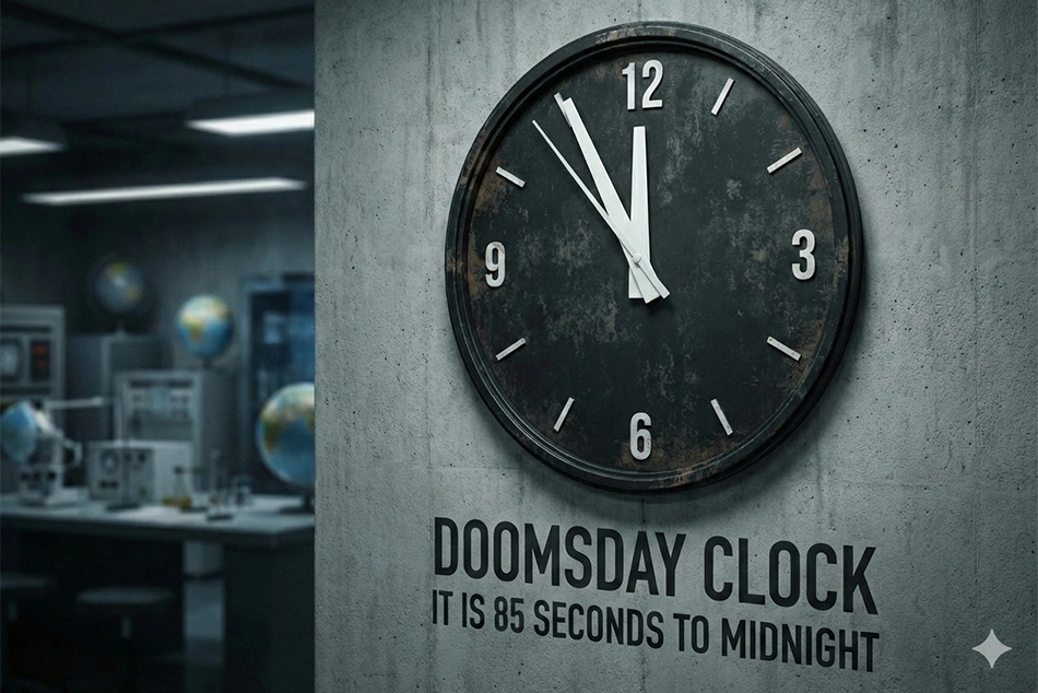 6 Reasons Why The Doomsday Clock Is At 80-Year Low
