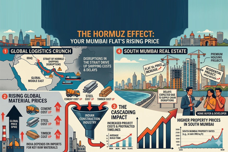 The Hormuz Effect: Why Your South Mumbai Flat Will Get Pricier