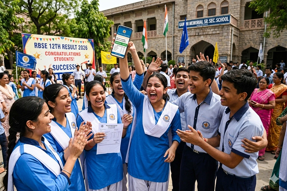 RBSE Rajasthan 12th Result 2026 Announced - Check Here