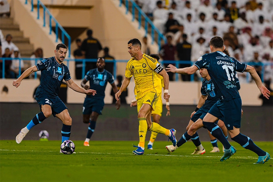 Ronaldo, Joao Felix shine as Al-Nassr sets new SPL record beating Al-Akhdoud