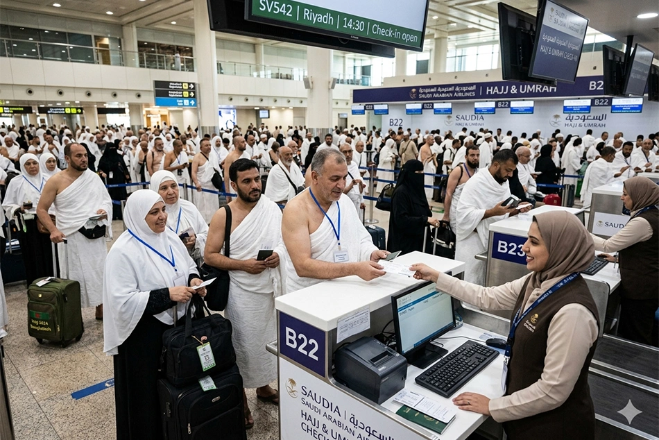 Hajj 2026: Pilgrims asked to confirm flight booking online