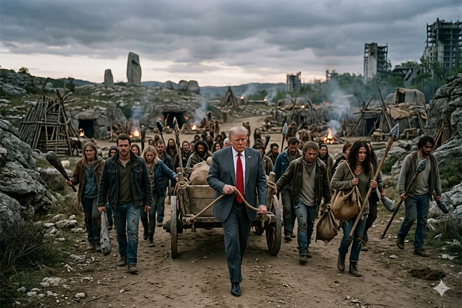 US under Donald Trump is already in Stone Age