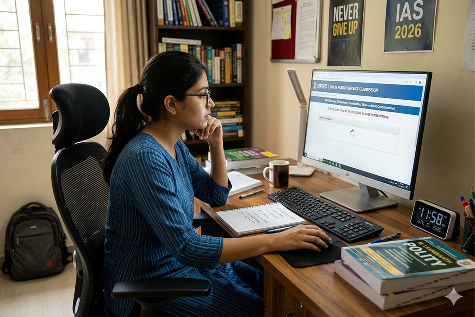 UPSC Civil Services Prelims Admit Card 2026: Link, Steps to Download