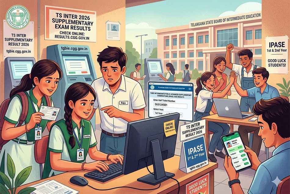 TS Inter 1st, 2nd Supplementary Results 2026 Out; Check Now