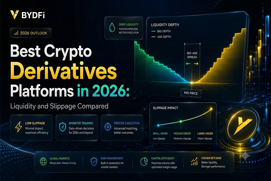 Best Crypto Derivatives Platforms in 2026: Liquidity and Slippage Compared