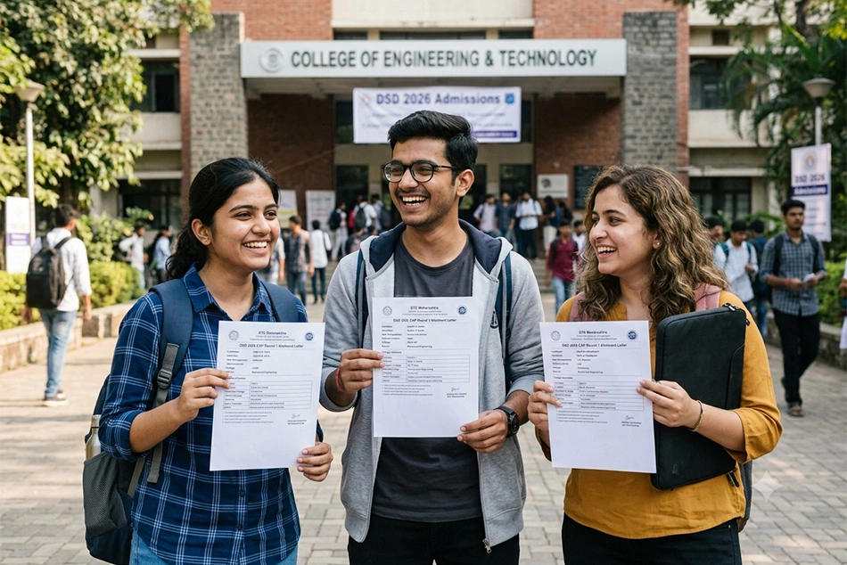 DTE Maha Direct 2nd Year Diploma 2026 Round 1 Allotment - Steps, Link
