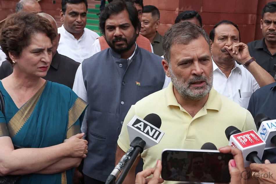 Protector of Rapists is Education Minister: Priyanka, Rahul about Pralhad Joshi