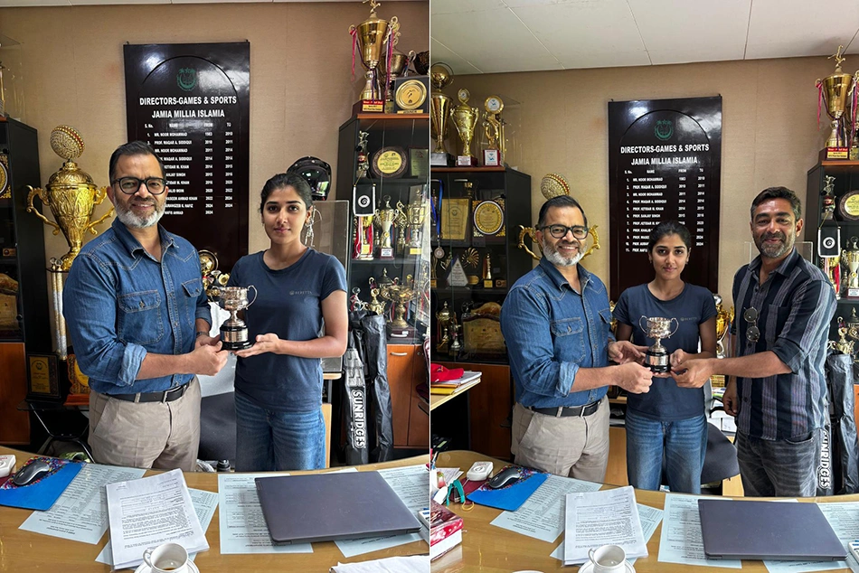 JMI's Sabeera Haris Wins International Shotgun Shooting Competition in Italy
