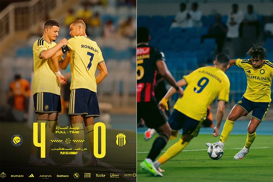 Al-Nassr devastate Al-Riyadh as Ronaldo, Al-Amri, Felix, Gabriel shine