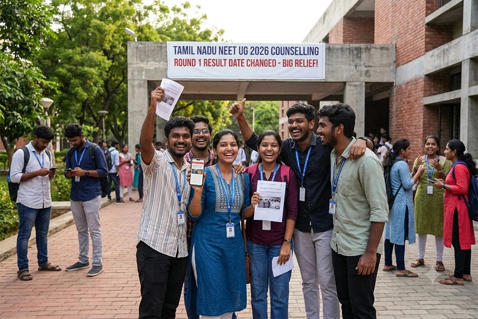 Tamil Nadu NEET UG Round 1 Result 2026 Date Changed