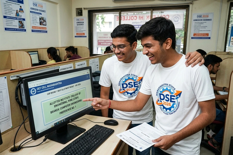 Maha Direct 2nd Yr Engg 2026 Round 1 Allotment - Direct Link