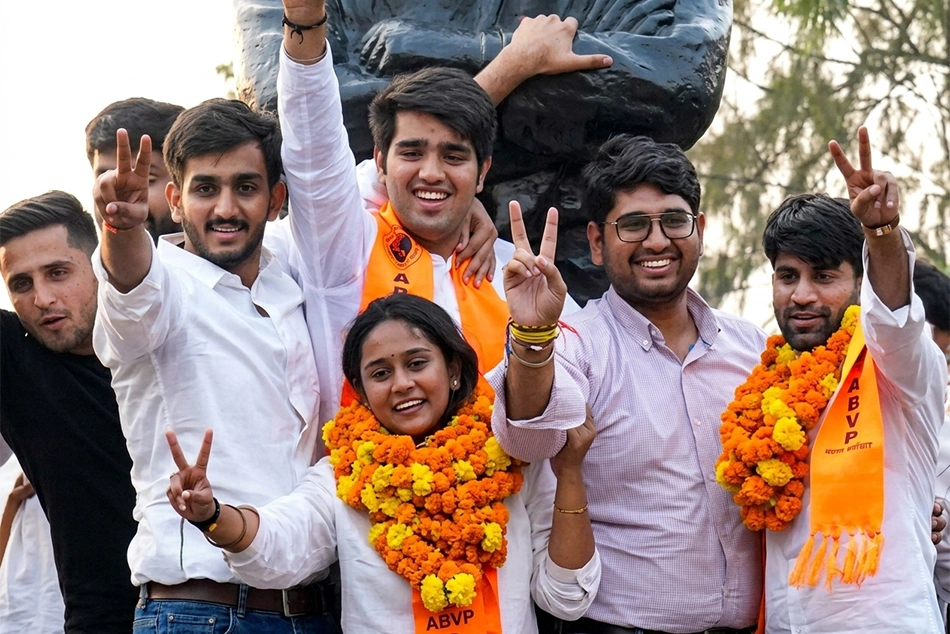 DUSU 2026 Polls Final Results Out, ABVP Wins 3 of Top 4 Posts