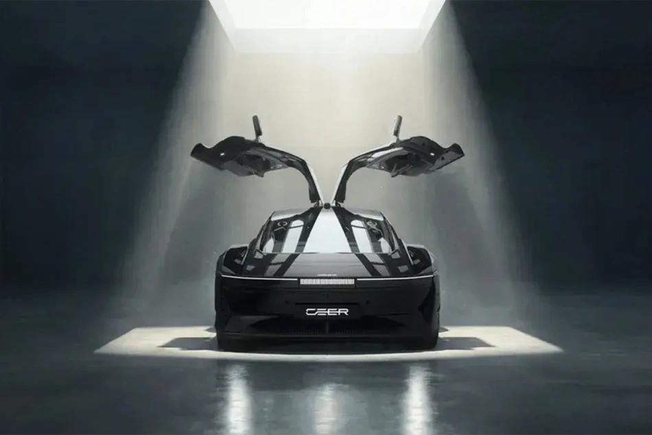 Ceer Exobot, Made in Saudi Arabia EV, uncovered